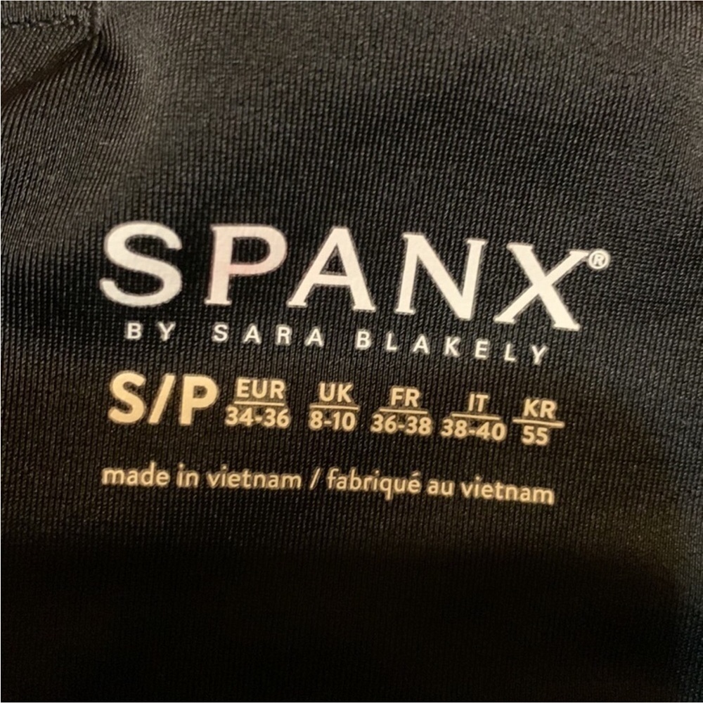 Spanx 7/8 leggings Metallic mist - wine and rose gold Size Small - Picture 9 of 12